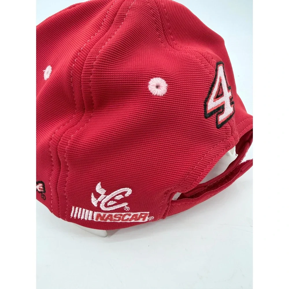 Kevin Harvick #4 NASCAR Hat Red White Budweiser Adjustable Chase Authentics Cap